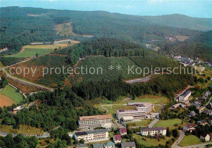 Laasphe BAD LAASPHE NRW Fliegeraufnahme Kneippsanatorium de La Camp