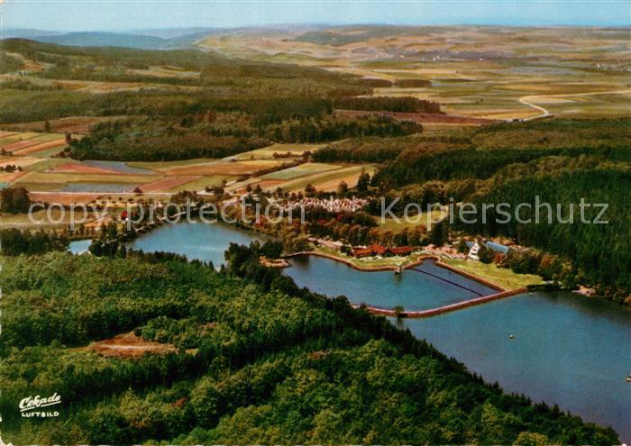 Kirchheim Euskirchen Fliegeraufnahme Steinbachtalsperre