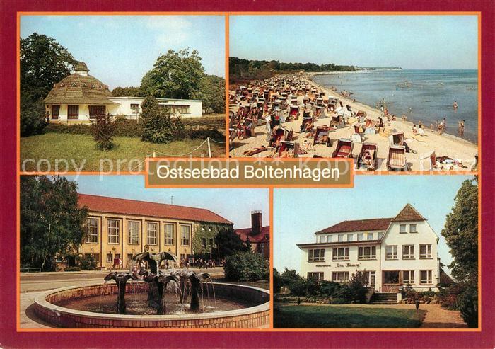 Boltenhagen Ostseebad Konsum Gaststaette Pavillon Strand FDGB Erholungsheim