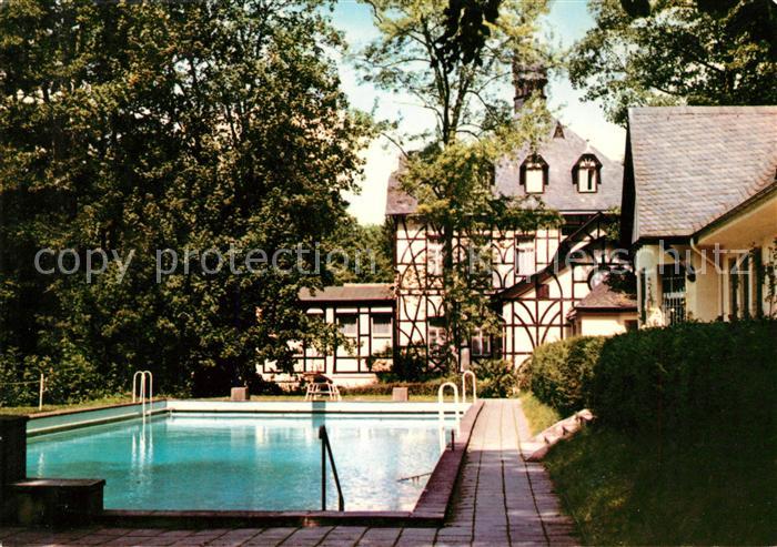 Traben-Trarbach Erholungsheim Mannesmann AG Schwimmbad
