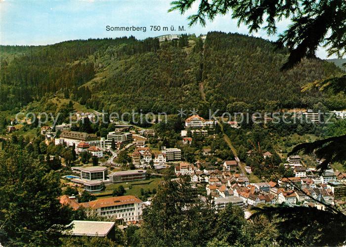 Wildbad Schwarzwald Sommerberg Panorama