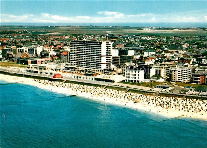 Westerland Sylt Fliegeraufnahme Strand