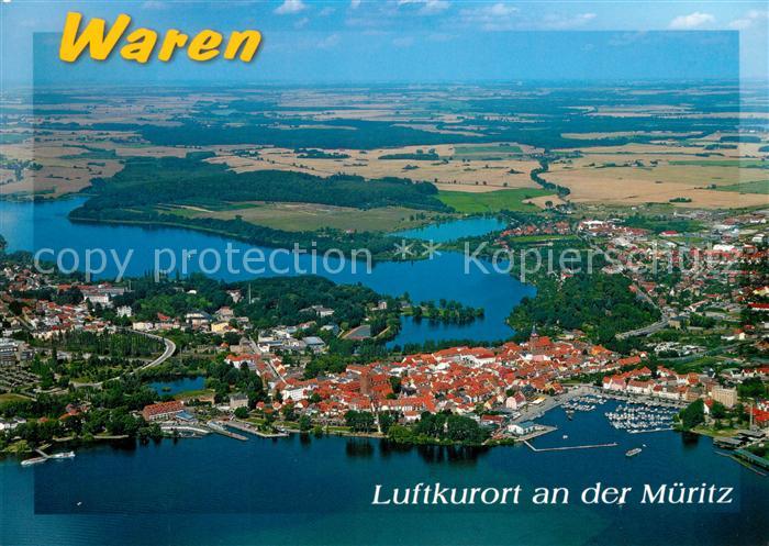 Waren Mueritz Fliegeraufnahme Hafen