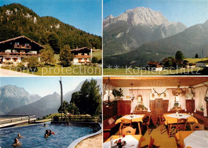 Ramsau Berchtesgaden Alpenpension Cafe Ettlerlehen