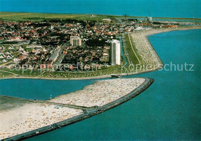 Buesum Nordseebad Fliegeraufnahme