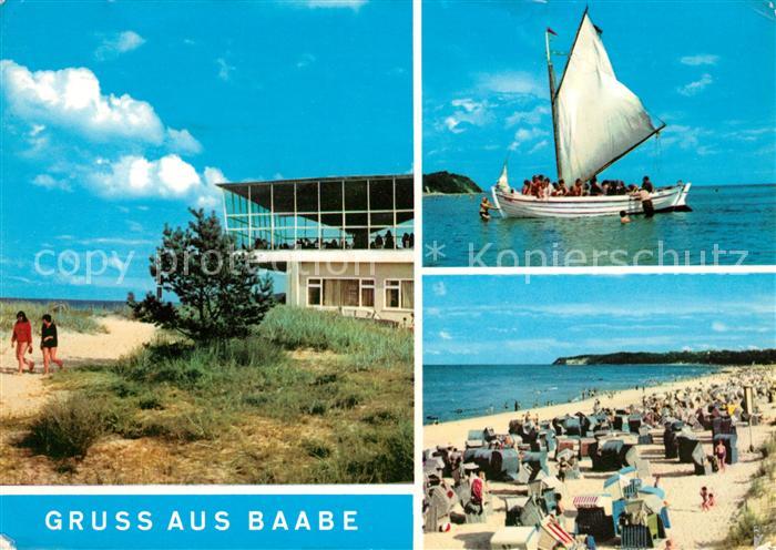 Baabe Ostseebad Ruegen Inselparadies Ausflugssegler Strand