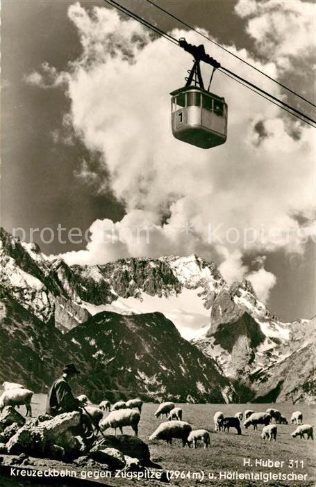 Seilbahn Kreuzeck Zugspitze Hoellentalgletscher