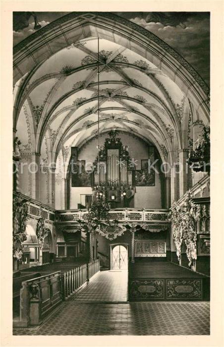Kirchenorgel Schleiz Thueringen Bergkirche