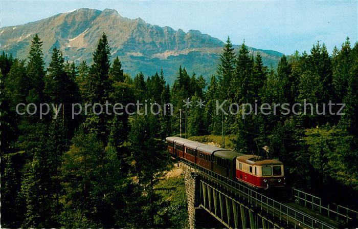 Mariazellerbahn  Kuhgrabenbruecke Erlaufklause oetscher