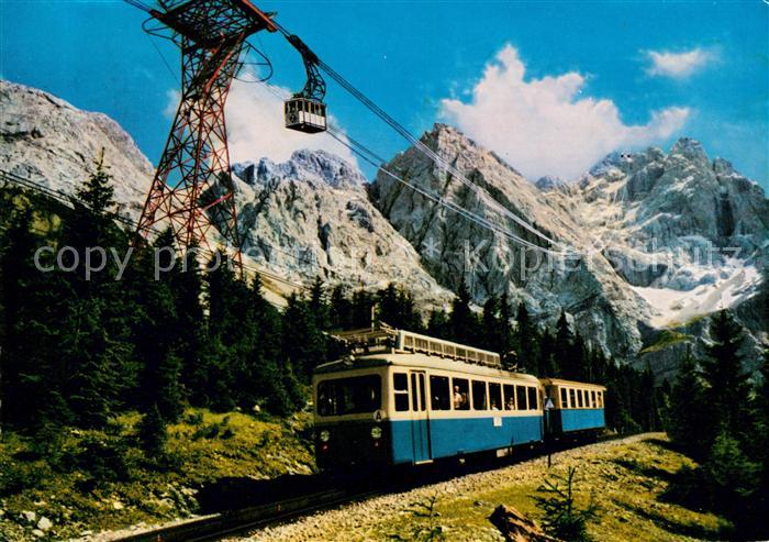 Zahnradbahn Bayerische Zugspitzbahn Seilbahn Zugspitzgipfel