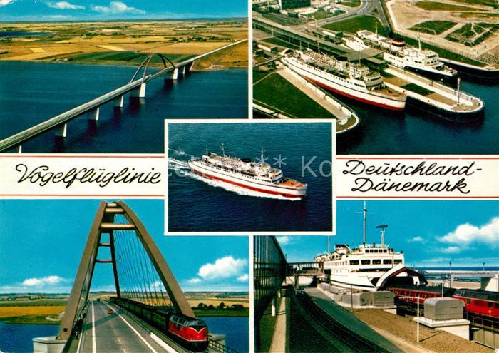 Schiffe Ships Navires Vogelfluglinie Deutschland-Daenemark