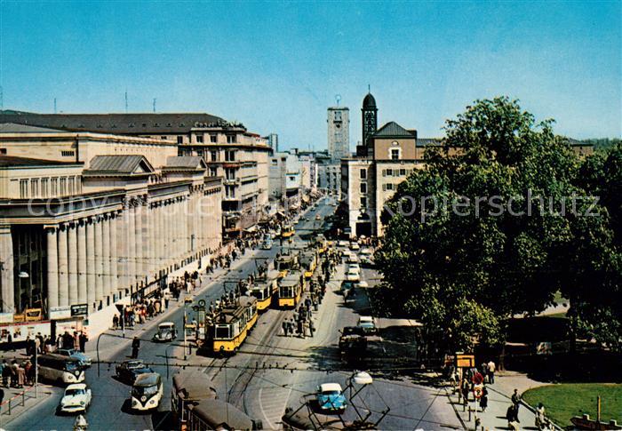 Strassenbahn Stuttgart Koenigstrasse Koenigsbau