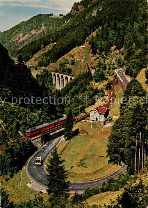 Eisenbahn Hoellental Suedschwarzwald Ravenna-Viadukt