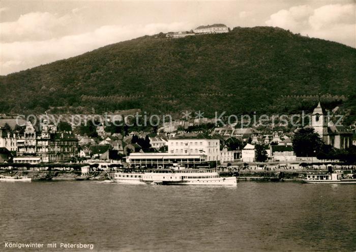 Motorschiffe Koenigswinter Petersberg