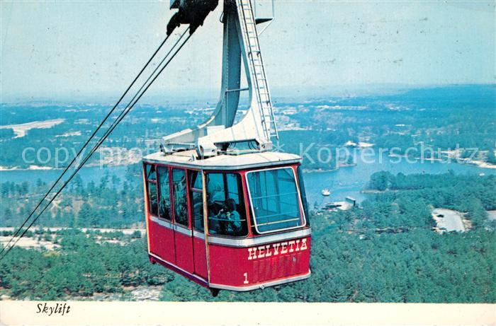 Seilbahn Stone Mountain Memorial Park Georgia