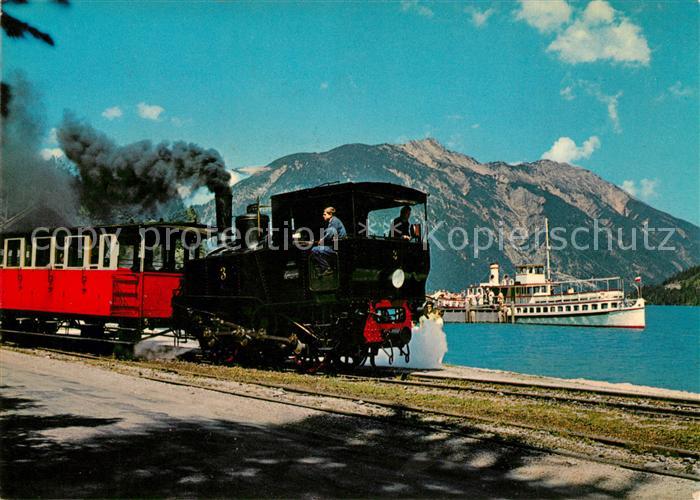 Lokomotive Achenseebahn Zahnradbahn Dampfer Stadt