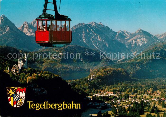 Seilbahn Tegelberg Koenigsschloesser Alpsee