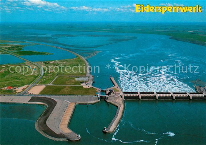 Vollerwiek Fliegeraufnahme Eidersperrwerk