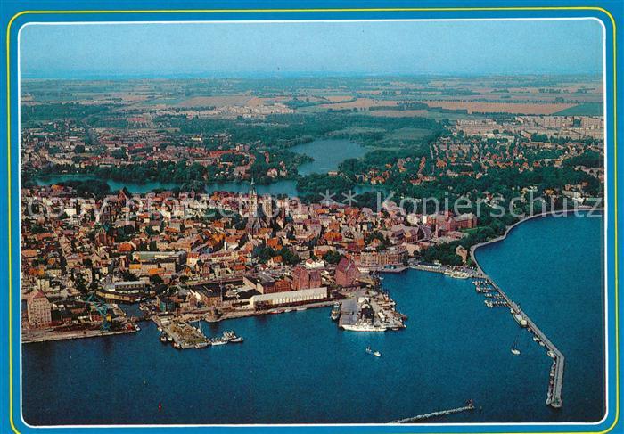 Stralsund Mecklenburg Vorpommern Fliegeraufnahme