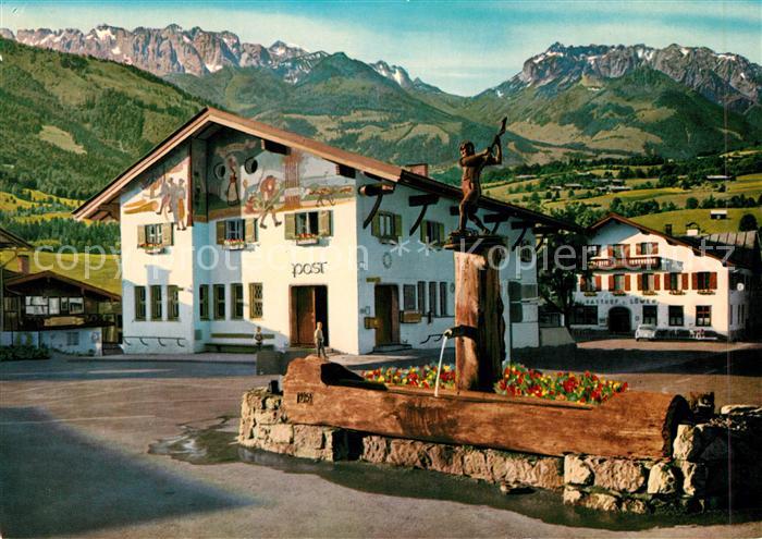 Reit Winkl Dorfplatz Kaisergebirge