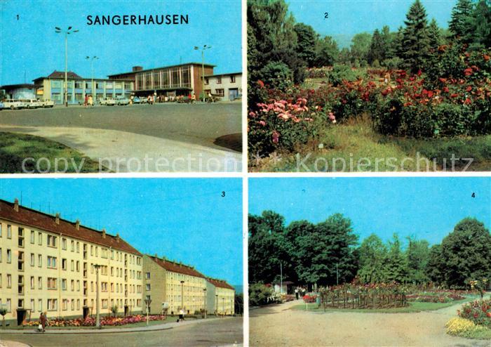 Sangerhausen Suedharz Bahnhof Rosarium Karl-Marx-Strasse