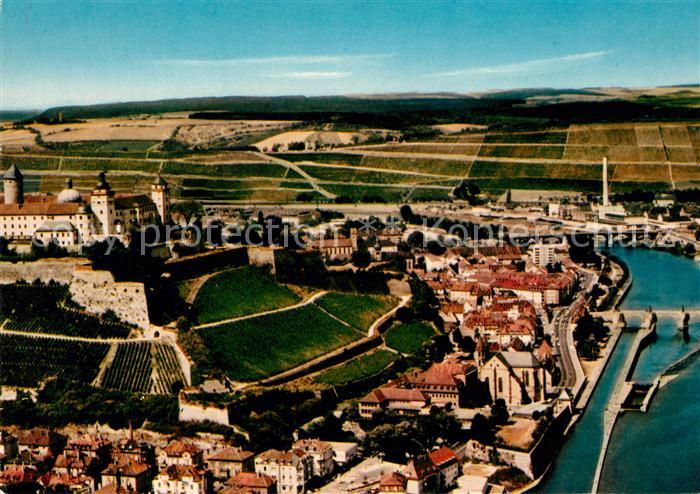 Wuerzburg Fliegeraufnahme