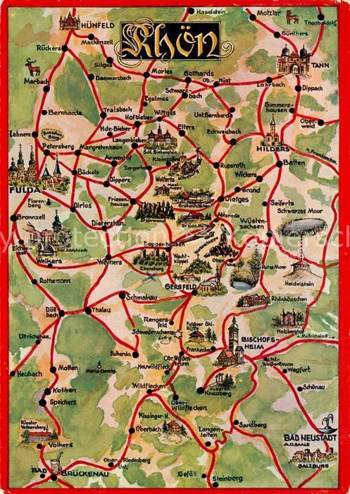 Gersfeld Rhoen Fulda Bad Neustadt Brueckenau