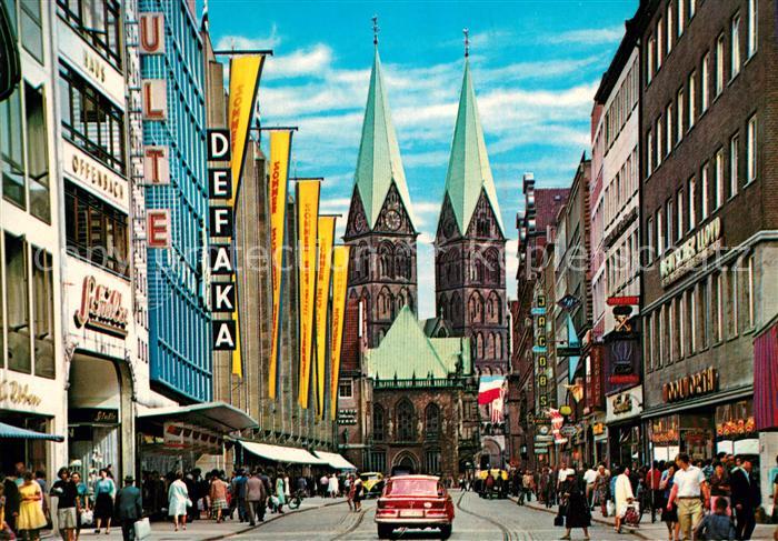 BREMEN  CITY Obernstrasse Dom
