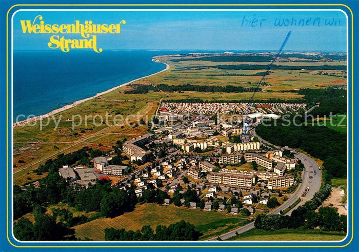 Weissenhaeuser Strand Fliegeraufnahme