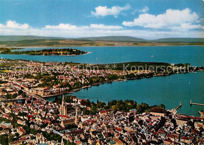 Konstanz Bodensee Fliegeraufnahme