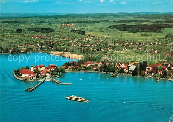 Wasserburg Bodensee Fliegeraufnahme