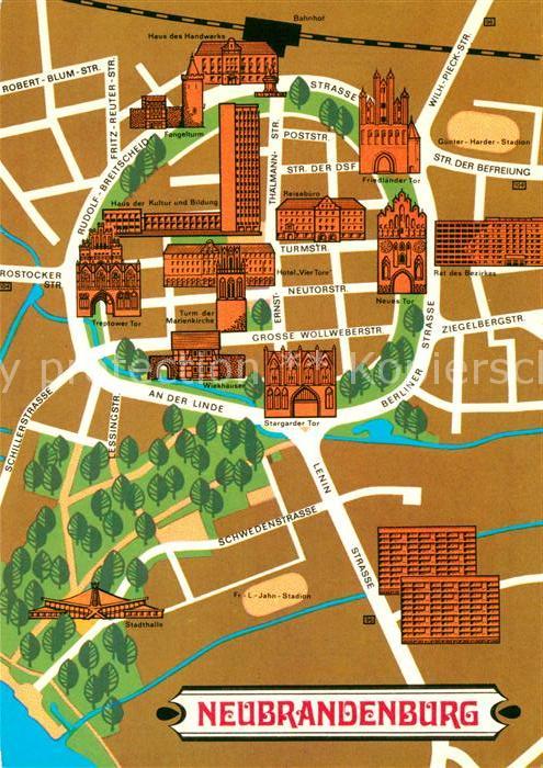 Neubrandenburg Bahnhof Neues Tor Stargarder Tor