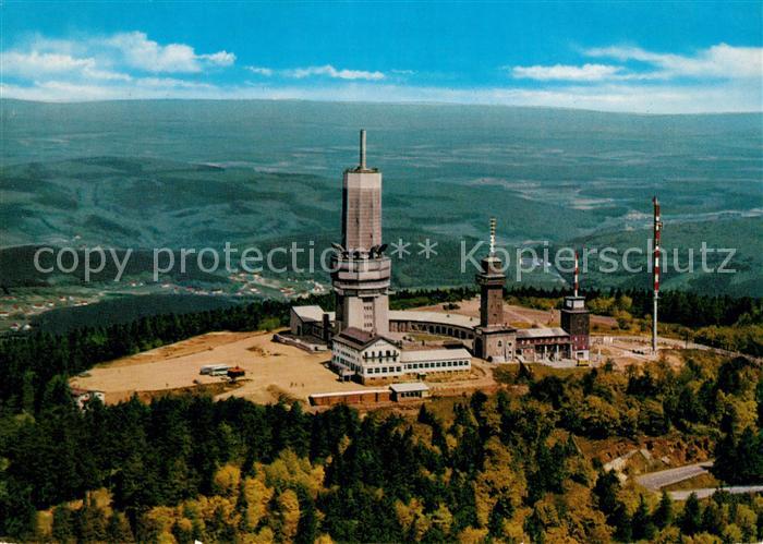 Feldberg Taunus Fernseh- UKW Fernmeldeturm Fliegeraufnahme