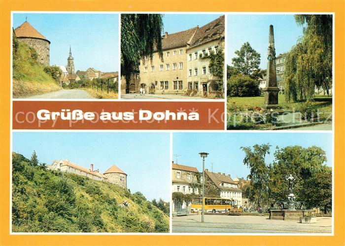 Dohna Sachsen Ratskeller Apotheke Burg Markt