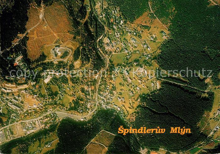 Spindleruv Mlyn Spindlermuehle Fliegeraufnahme