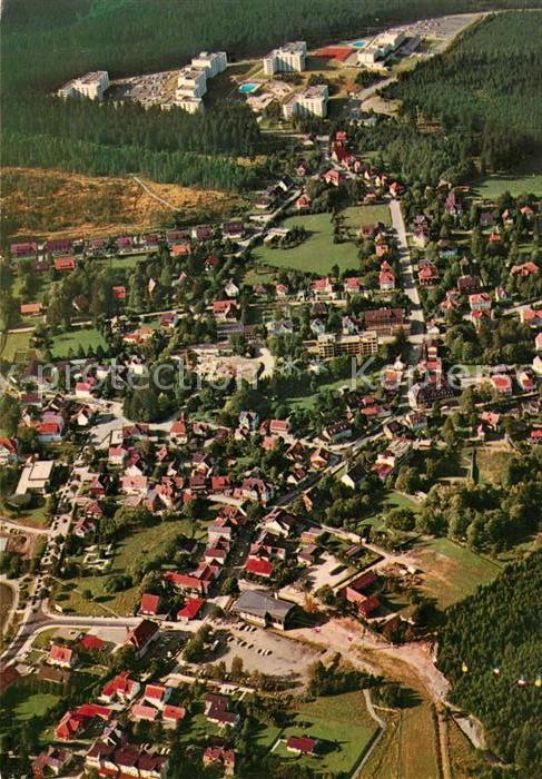Goslar Fliegeraufnahme Hahnenklee Ferienpark Seilbahn