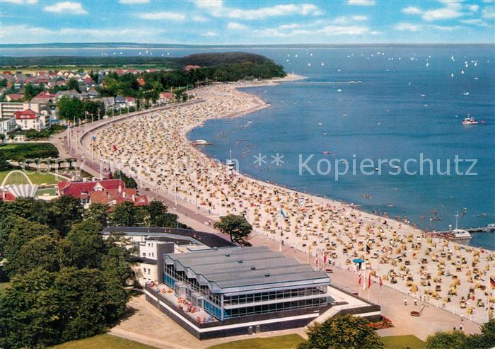 Travemuende Ostseebad Fliegeraufnahme Strand