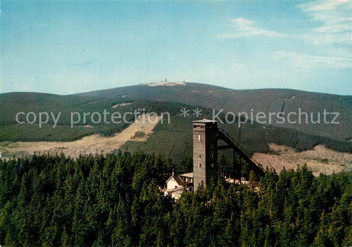 Braunlage Wurmbergschanze Aussichtsturm Wurmberggaststaette