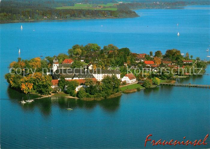 Fraueninsel Chiemsee Fliegeraufnahme