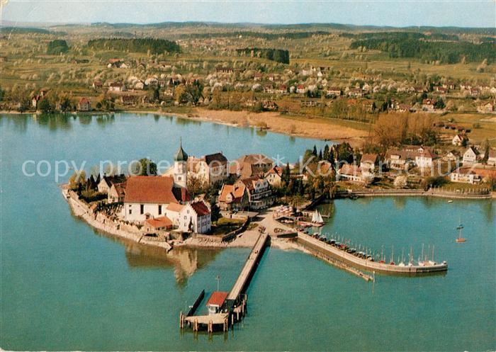Wasserburg Bodensee Fliegeraufnahme