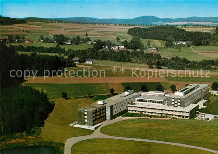Bad Steben Fliegeraufnahme Sanatorium Franken der BfA