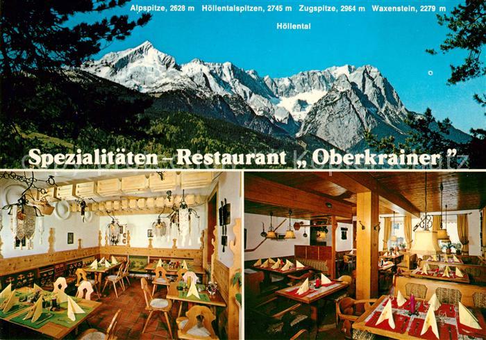 GARMISCH-PARTENKIRCHEN Bayern Restaurant Oberkrainer Zugspitze
