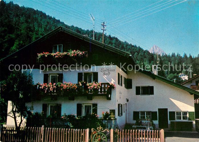 Mittenwald Karwendel Tirol Landhaus Fuerst