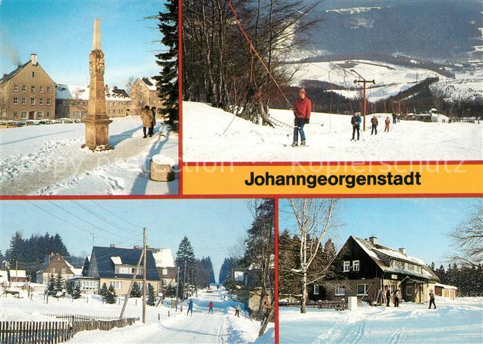 Johanngeorgenstadt Postmeielensaeule Skilift Gasthaus Sauschwemme