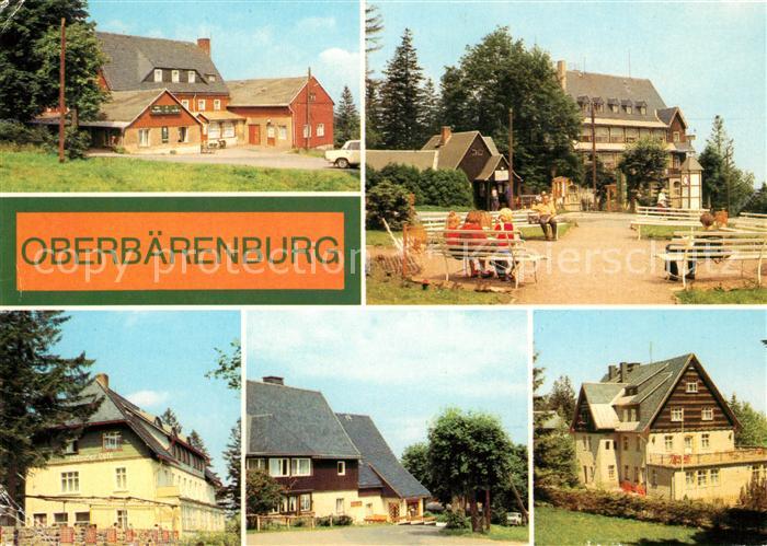 Oberbaerenburg Baerenburg Gasthaus Zum Baeren FDGB Erholungsheim