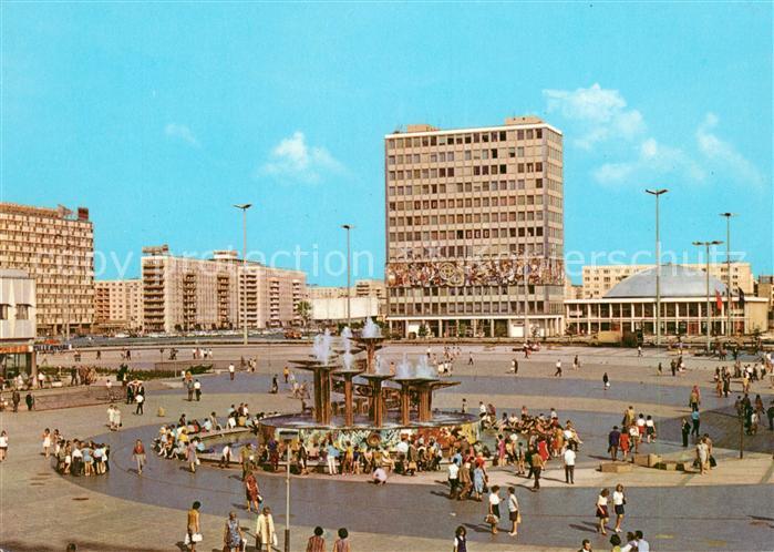 BERLIN  CITY Alexanderplatz Haus des Lehrers Kongresshalle
