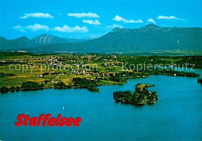 Staffelsee Fliegeraufnahme Seehausen Murnau Ohlstadt