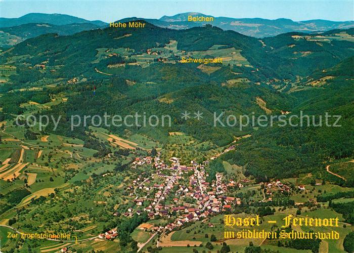 Hasel Baden Hasler Hoehle BW Fliegeraufnahme