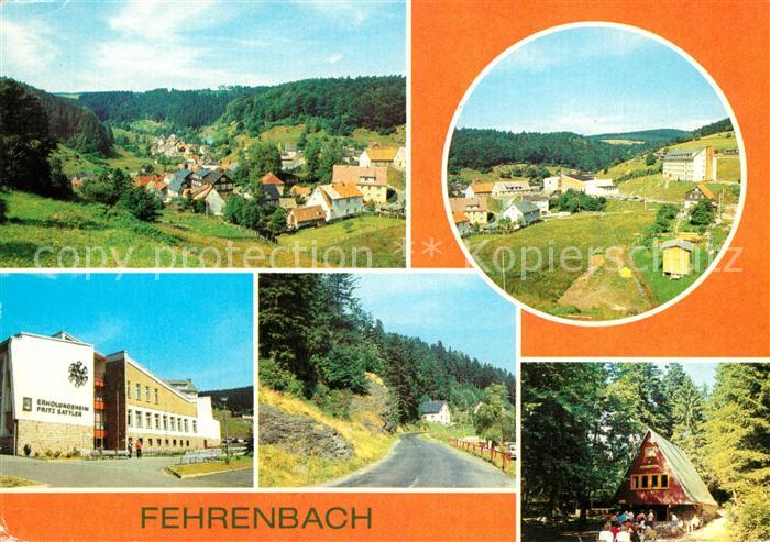 Fehrenbach Thueringer Wald Waldbaude Werraquelle FDGB Erholungsheim
