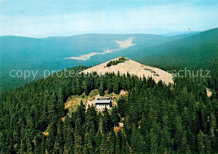 Lusen Bayerischer Wald Fliegeraufnahme Schutzhaus CssR